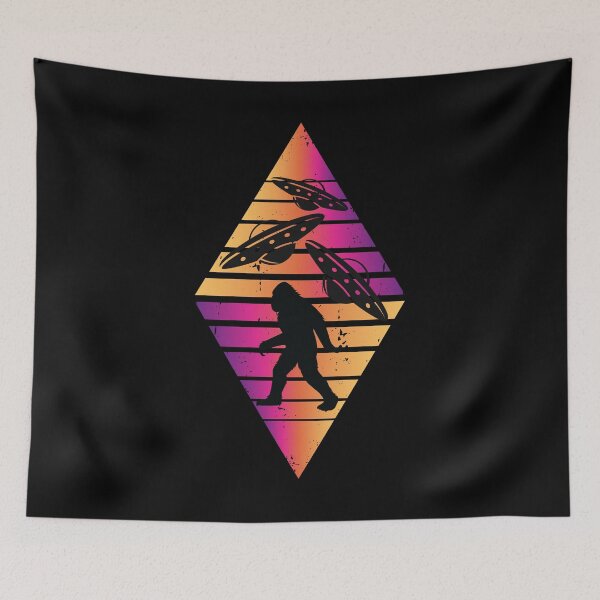 Item preview, Alien And bigfoot | Alien abduction | bigfoot silhouette | Bigfoot ufo designed and sold by Drzamag.