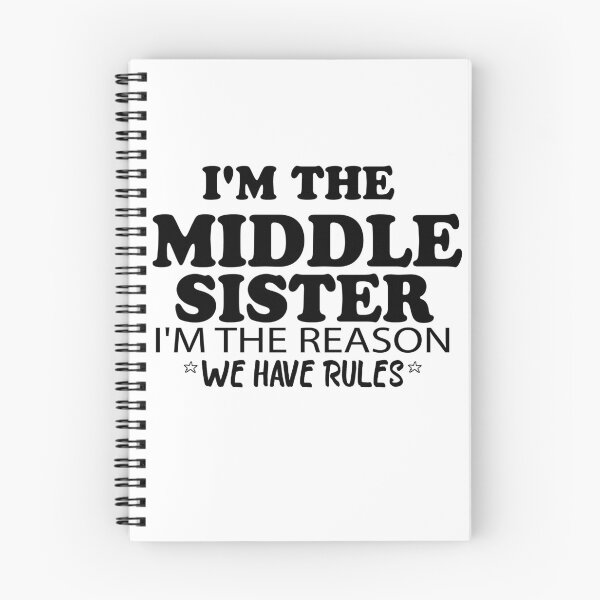 Item preview, I'm The Middle Sister I'm The Reason We Have Rules  designed and sold by elyazidostore.