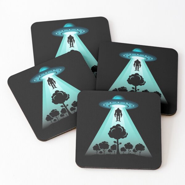 Item preview, Alien And bigfoot | Alien abduction | bigfoot silhouette | Bigfoot ufo designed and sold by Drzamag.