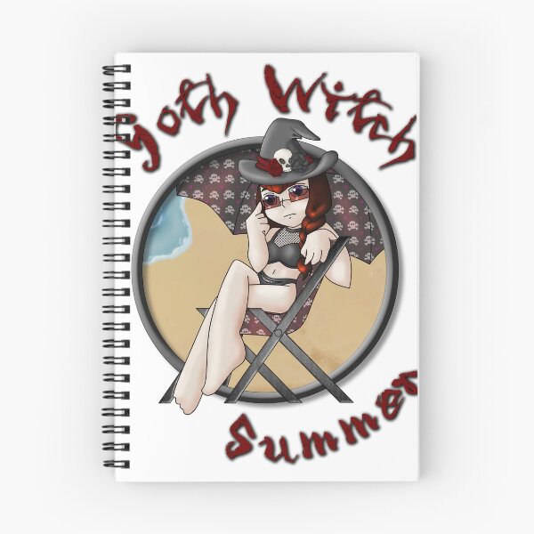 Item preview, Goth Witch Beach Day (with Text) designed and sold by mxminty.