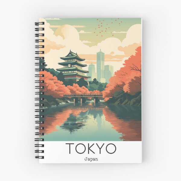 Item preview, A Vintage Travel Illustration of the Imperial Palace in Tokyo - Japan designed and sold by GoodOldVintage.