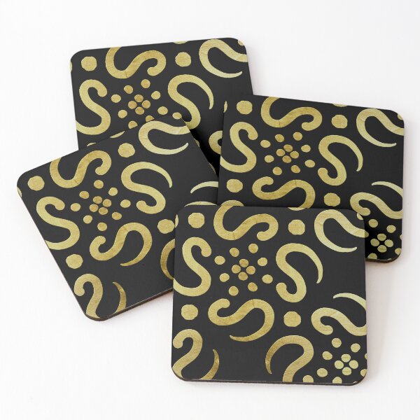 Item preview, Golden Pattern With Dots designed and sold by offtza.