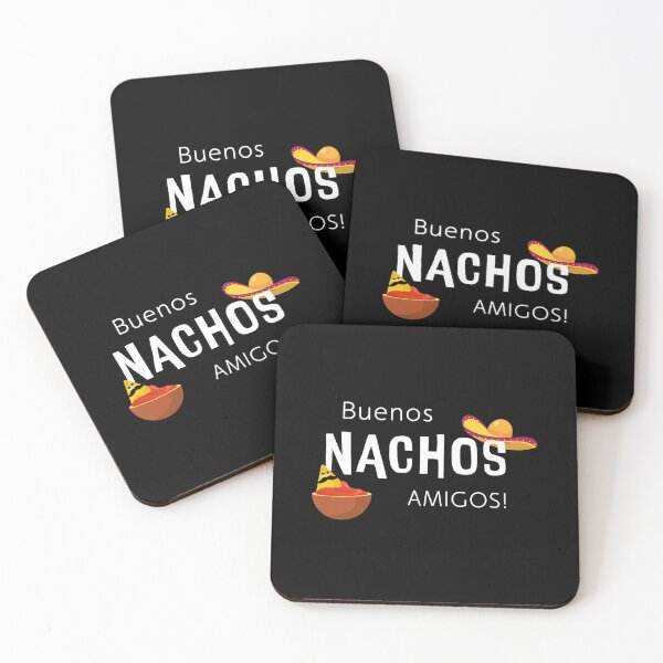 Item preview, Buenos nachos amigos! - white font designed and sold by Jansdtiftsowich.