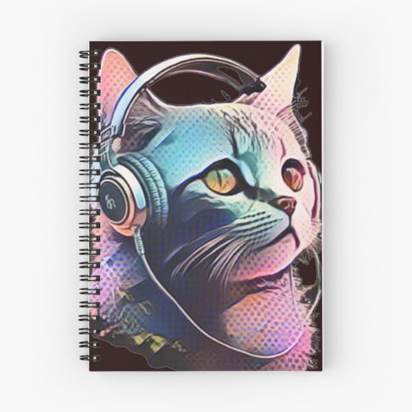 Item preview, THE MUSIC CUTE CAT WITH GOOD FACE. designed and sold by painting23.