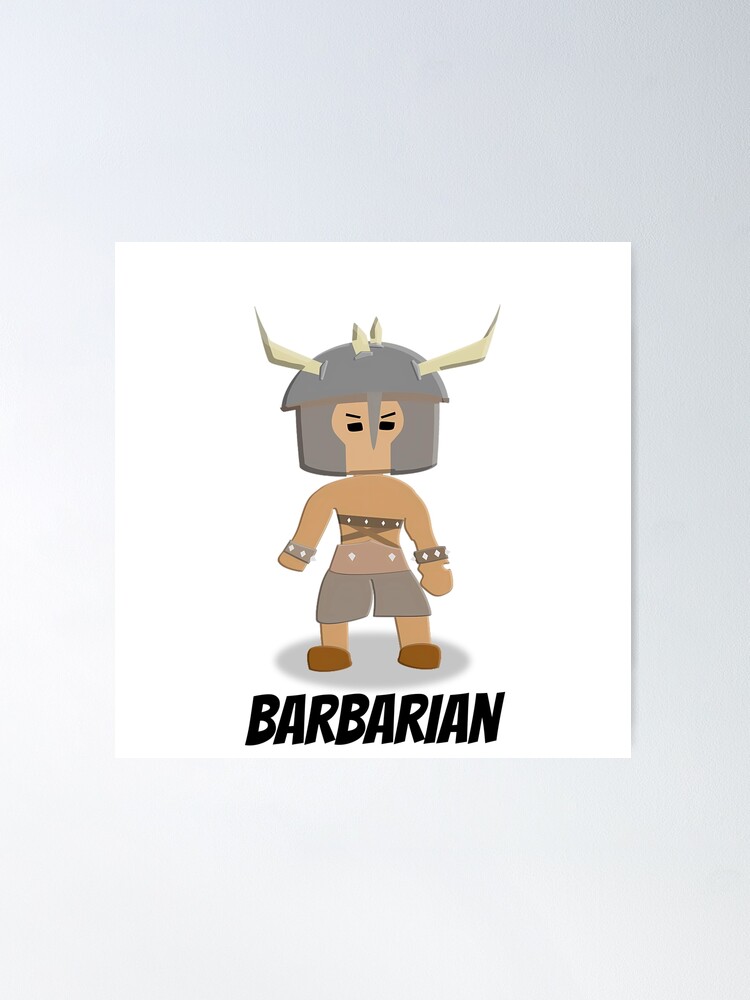 Where's my Rageblade? - Chibi Bedwars Barbarian Design Greeting