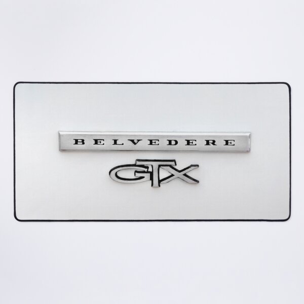 Item preview, 1967 White Plymouth Belvedere GTX 440 Emblem X150 designed and sold by RichFrancoCars.