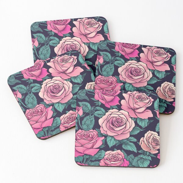 Item preview, Neon Punk Rose Pattern designed and sold by IrinaVIS.