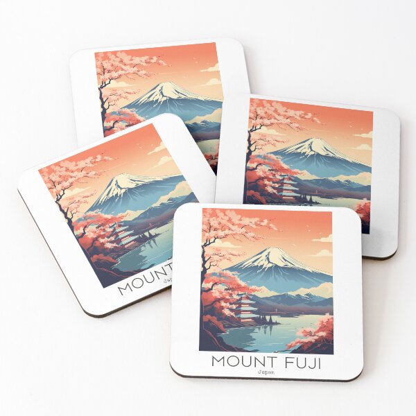Item preview, A Vintage Travel Illustration of Mount Fuji - Japan designed and sold by GoodOldVintage.