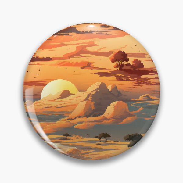 Item preview, Fantasy Landscapes Plains Pattern 3 designed and sold by DigitalPatternx.