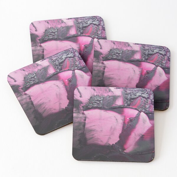 Item preview, Abstract pattern red pink black Lost Place designed and sold by G-M-Designs.