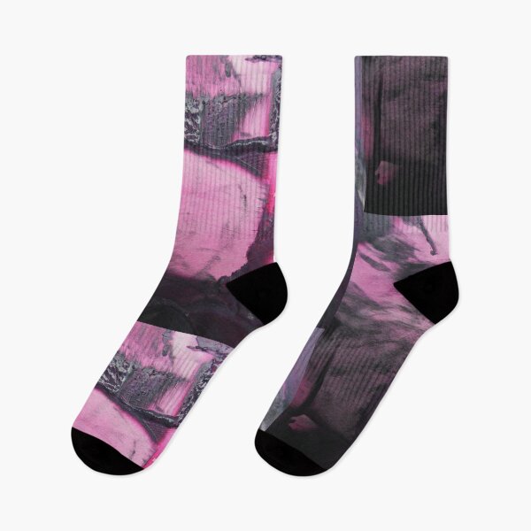 Item preview, Abstract pattern red pink black Lost Place designed and sold by G-M-Designs.