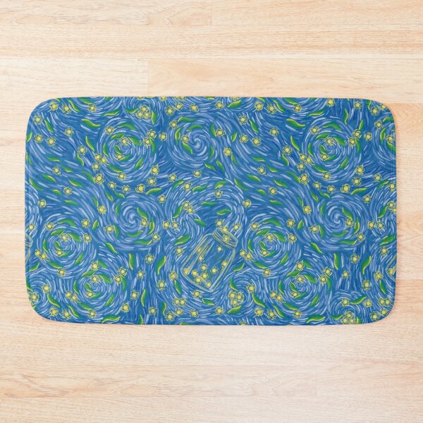 Item preview, Starry Evening Fireflies Pattern designed and sold by paintedpansy.