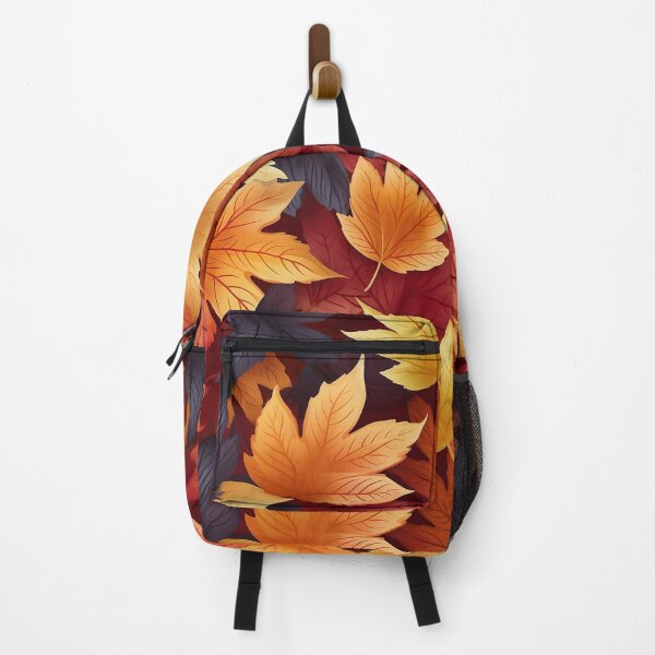 Item preview, Autumnal Fall Leaves Pattern designed and sold by Sir Meow Meow.