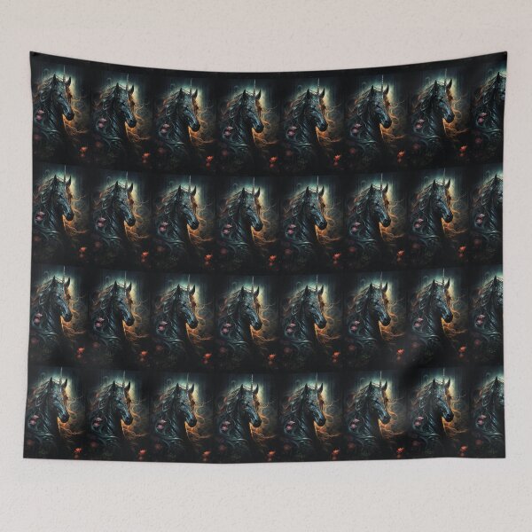 Item preview, Fey Enigma: The Midnight Unicorn in the Dark Forest designed and sold by calharborne.