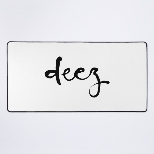 Item preview, what's deez - cursive typography - sophisticated humor designed and sold by Sarah Rosie Studios.