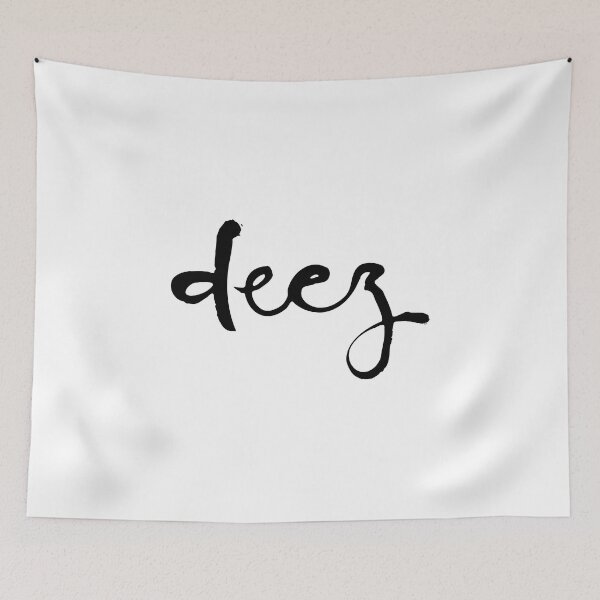 Item preview, what's deez - cursive typography - sophisticated humor designed and sold by Sarah Rosie Studios.