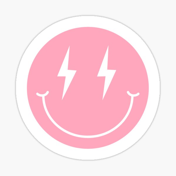 Lightning Bolt Smiley Face on Pink Tumbler – And Do It Anyway