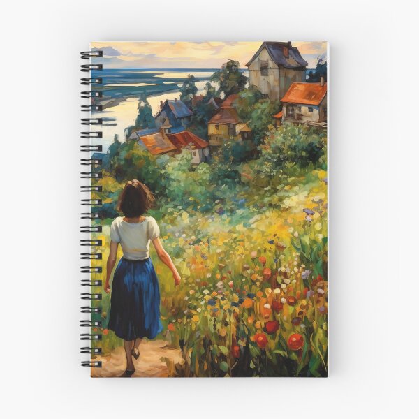 Item preview, One Summer Day - Impressionist Scenery Art Print designed and sold by Alcyonian.