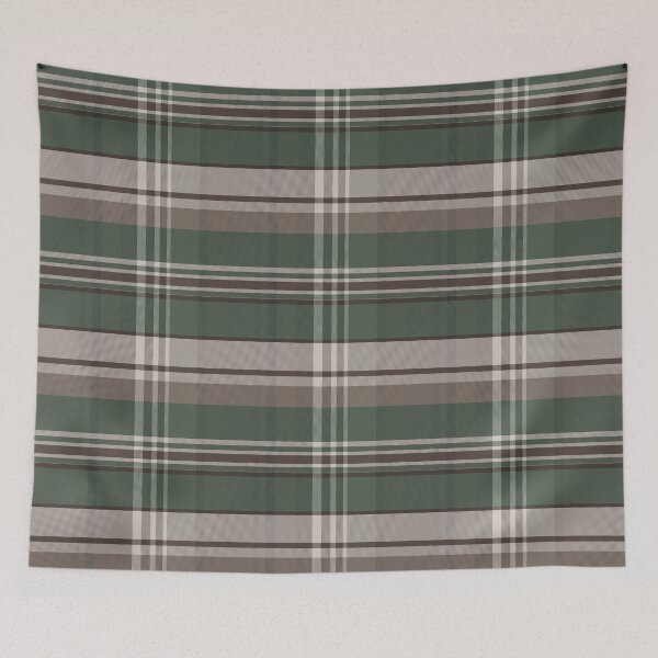Item preview, Dark Academia Aesthetic Iona 1 Hand Drawn Textured Plaid Pattern designed and sold by GenAumonier.