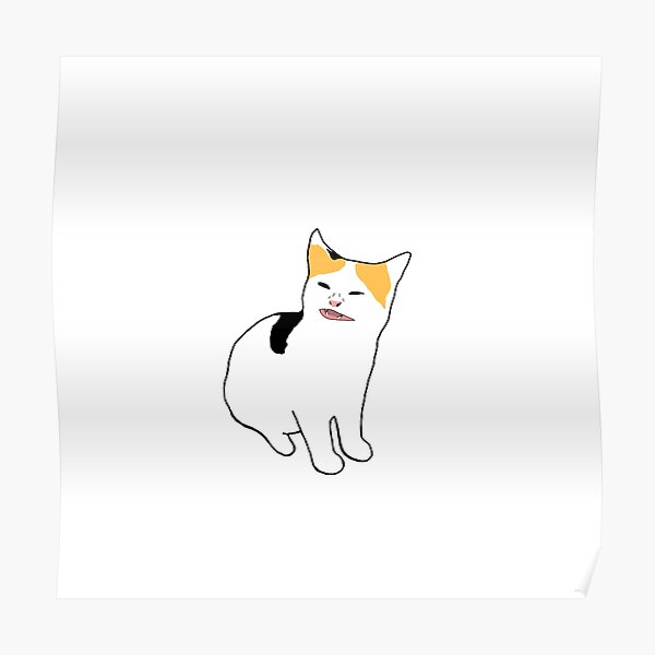 "Angry Banana Cat" Poster for Sale by Wbarber88 Redbubble