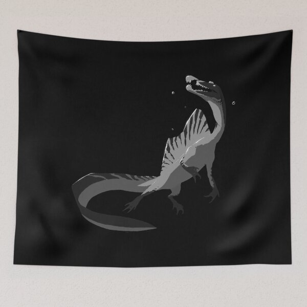 Item preview, Grayscale Spinosaurus   	 designed and sold by inabgdyqghx95.