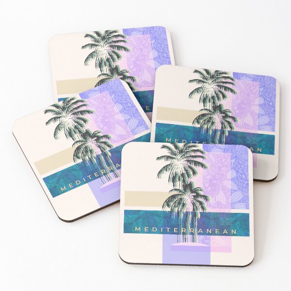 Item preview, Mediterranean tropical palm vibe designed and sold by WestIndigo.
