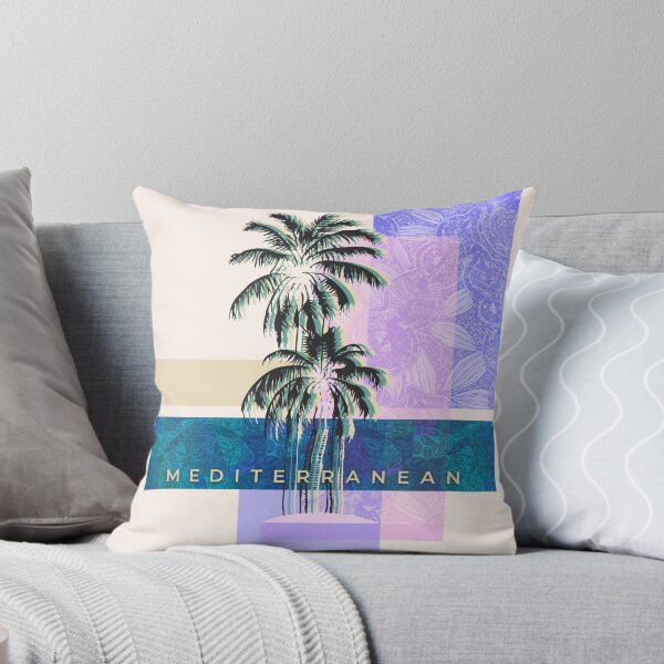 Item preview, Mediterranean tropical palm vibe designed and sold by WestIndigo.