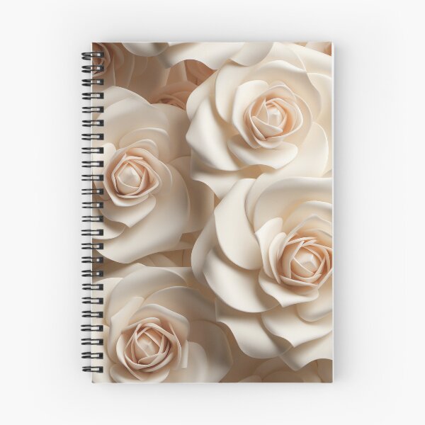 Item preview, 3D White Roses Floral designed and sold by CoputerEasel.