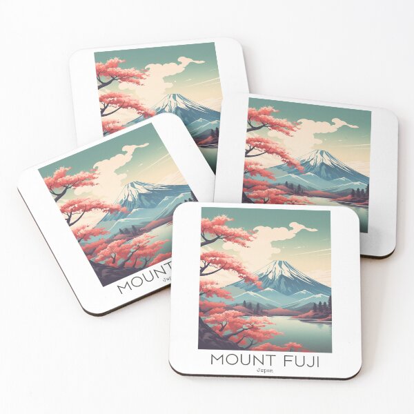 Item preview, A Vintage Travel Illustration of Mount Fuji - Japan designed and sold by GoodOldVintage.