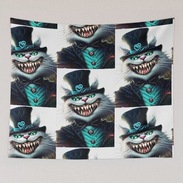 Item preview, Funy Cat - A Delightful Feline with a Sense of Horror designed and sold by PixelSpectrum.