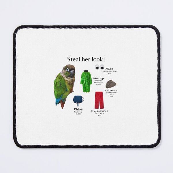 Item preview, Fashion Birb designed and sold by 2-green-floofs.