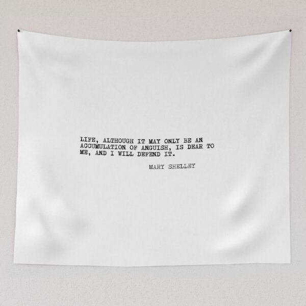 Item preview, Life, although it may only be an accumulation of anguish, is dear to me, and I will defend it. designed and sold by marcoke.