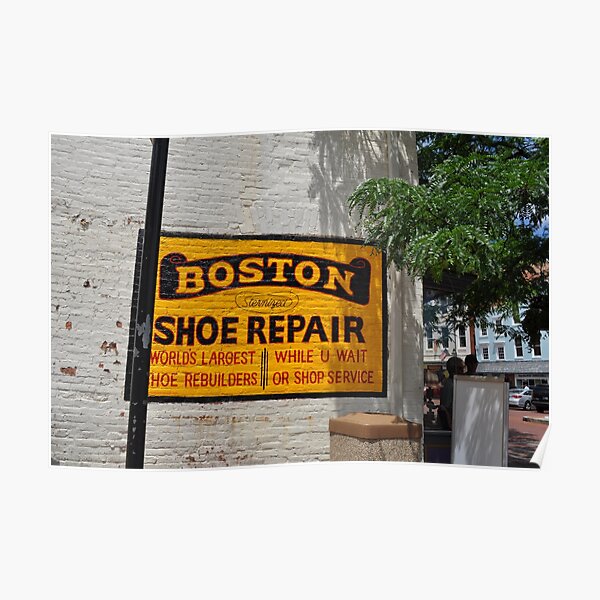 Shoe Repair Posters Redbubble Shoe Repair Posters Redbubble