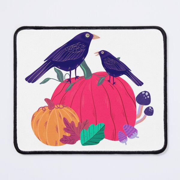 Item preview, Crows and Pumpkins designed and sold by lanalaluna.