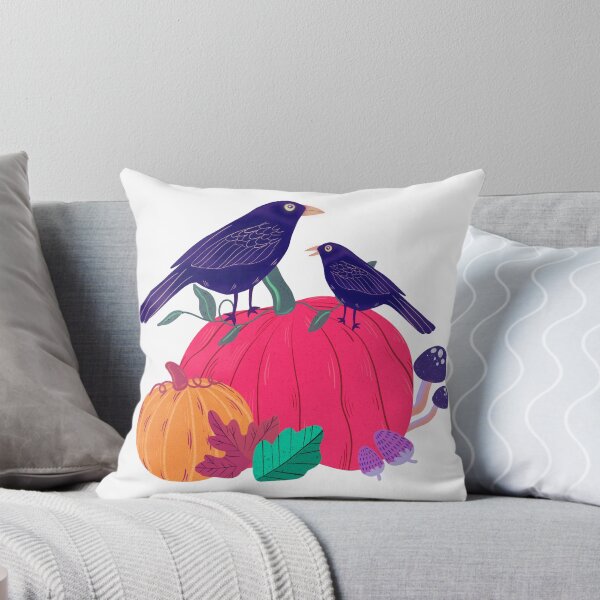 Item preview, Crows and Pumpkins designed and sold by lanalaluna.