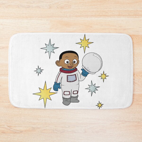 Item preview, Astronaut (shaved head) and stars  designed and sold by ThingsByNin.