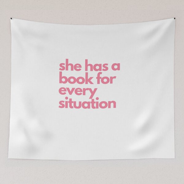 Item preview, she has a book for every situation designed and sold by madebyhdesign.