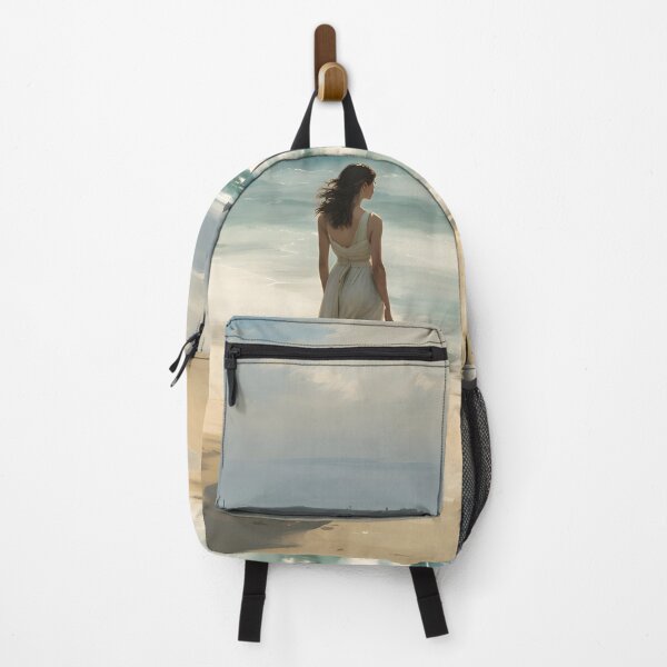 Item preview, Woman on a cozy beach designed and sold by Momopunk3000.