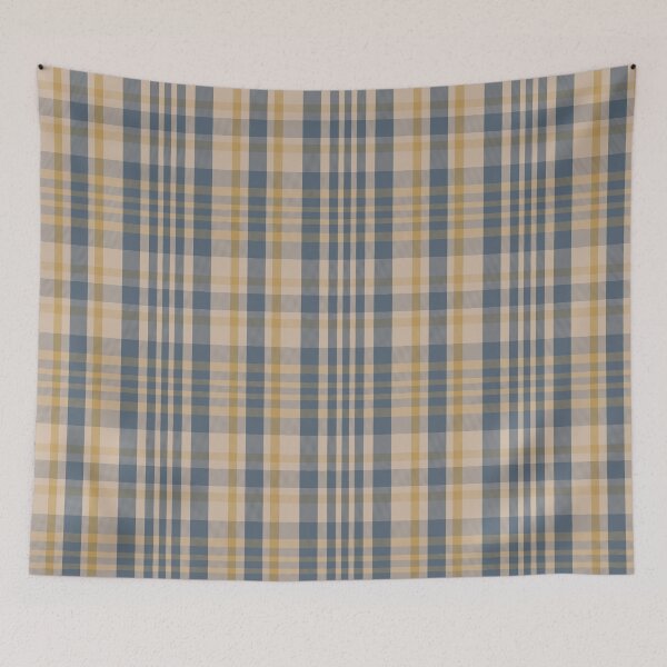 Item preview, Cottagecore Aesthetic Sorcha 2 Hand Drawn Textured Plaid Pattern designed and sold by GenAumonier.