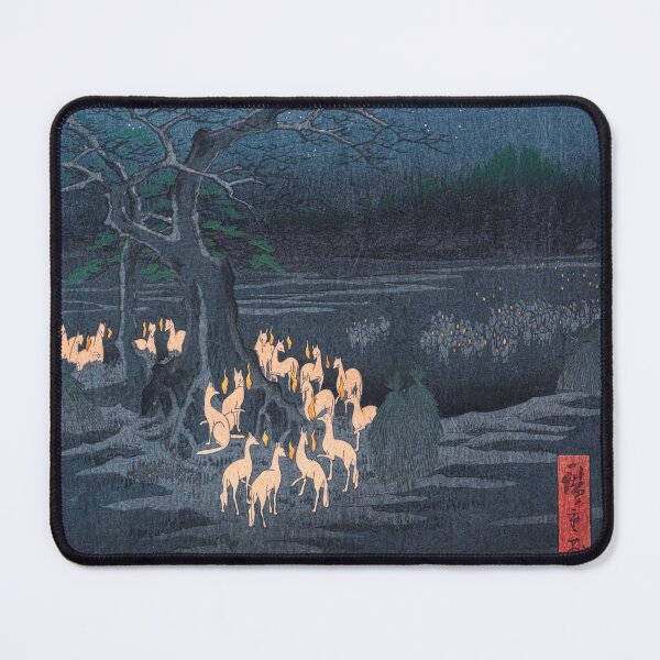 Item preview, New Year's Eve Foxfires at the Changing Tree - Japanese Vintige Artwork designed and sold by HistorySimple.