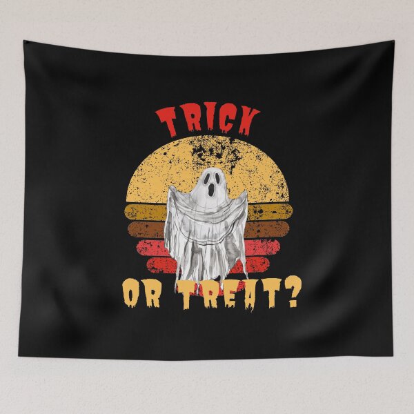 Item preview, Retro Halloween Trick Or Treat Ghost designed and sold by ColorDesings.