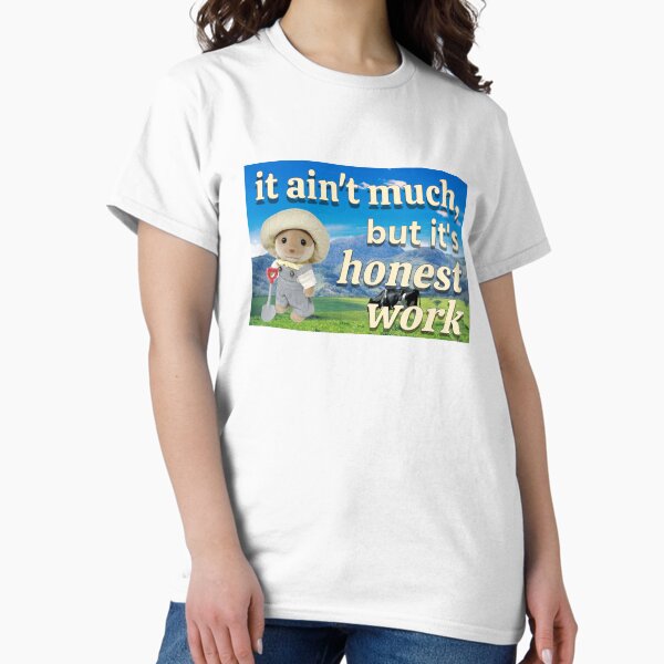 Item preview, It ain't much, but it's honest work calico critter farmer designed and sold by ellanely.