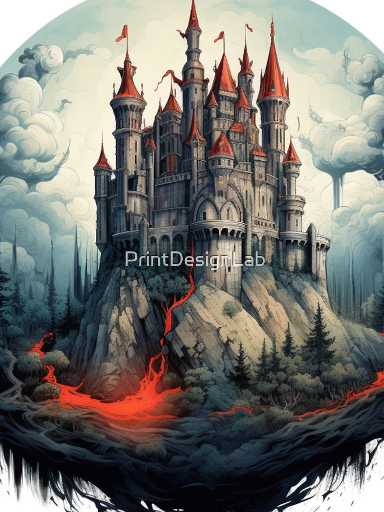 Thumbnail 4 of 4, iPhone Case, Enchanted Castle designed and sold by PrintDesignLab.