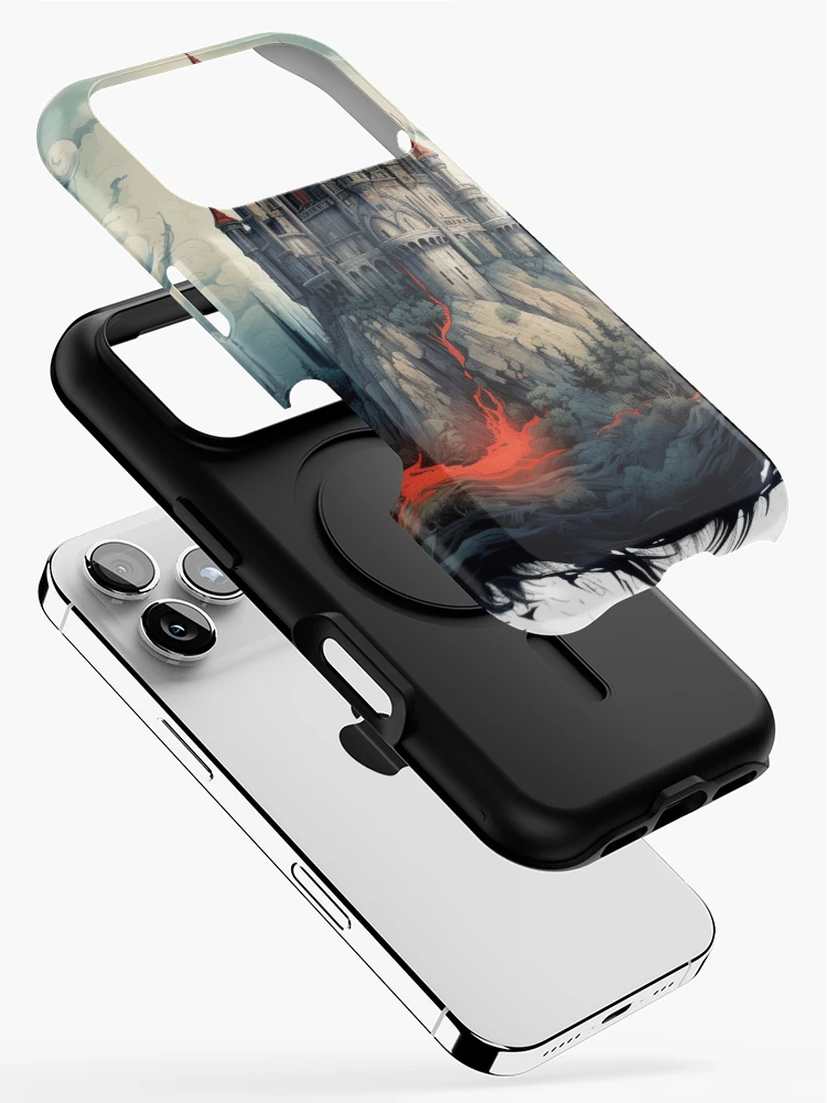 Thumbnail 2 of 4, iPhone Case, Enchanted Castle designed and sold by PrintDesignLab.