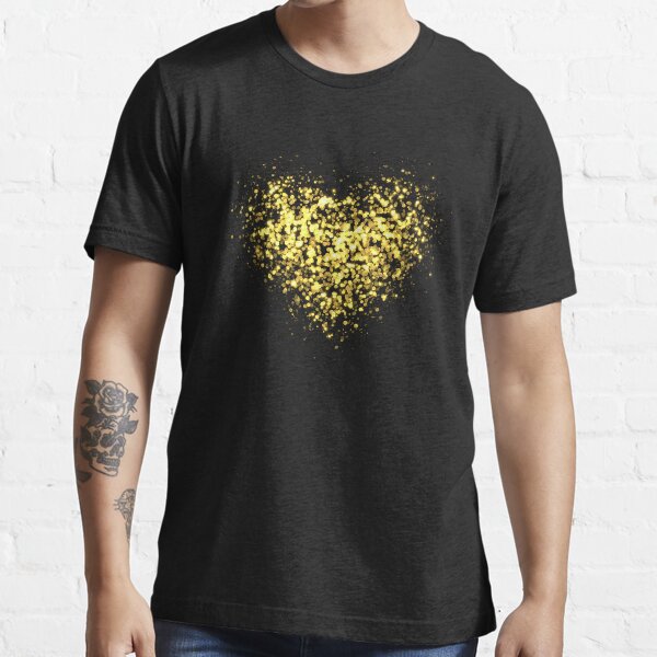 "Glitter Heart" Tshirt for Sale by proeinstein Redbubble glitter t