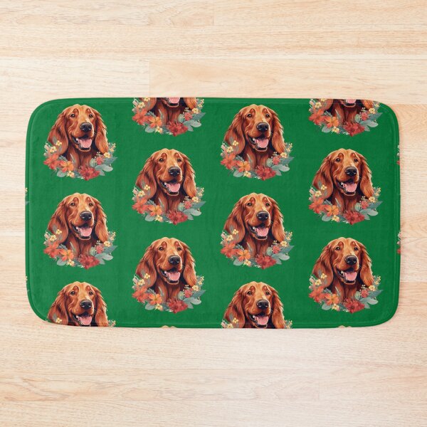 Item preview, Irish Setter in the Flowers designed and sold by ZombieLH.