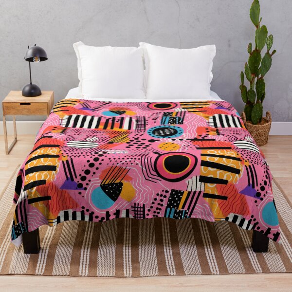 Item preview, Candy Punch: Colorful Abstract Geometric Art Print designed and sold by Alcyonian.