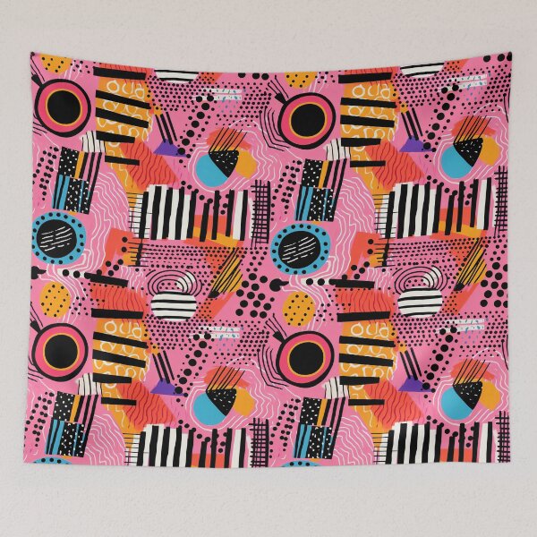 Item preview, Candy Punch: Colorful Abstract Geometric Art Print designed and sold by Alcyonian.