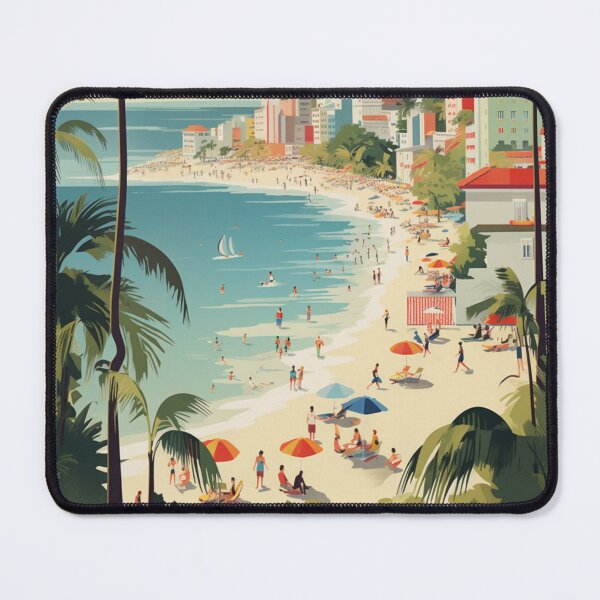 Item preview, A Vintage Travel Poster of Rio de Janeiro - Brazil designed and sold by GoodOldVintage.