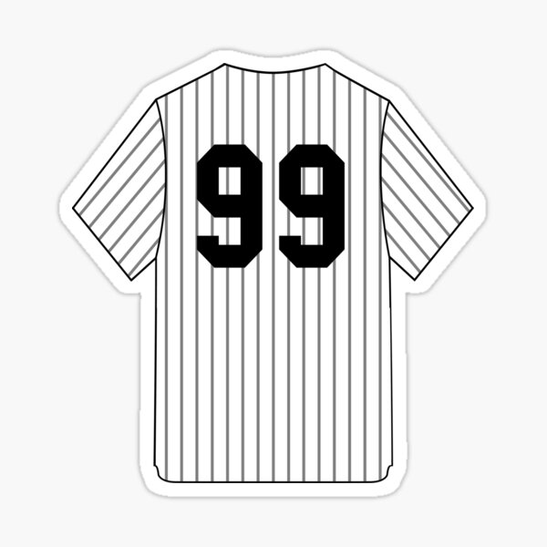 Aaron Judge #99 New York Yankees Signature Jersey Sticker for